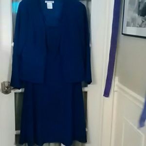 Dress with matching jacket